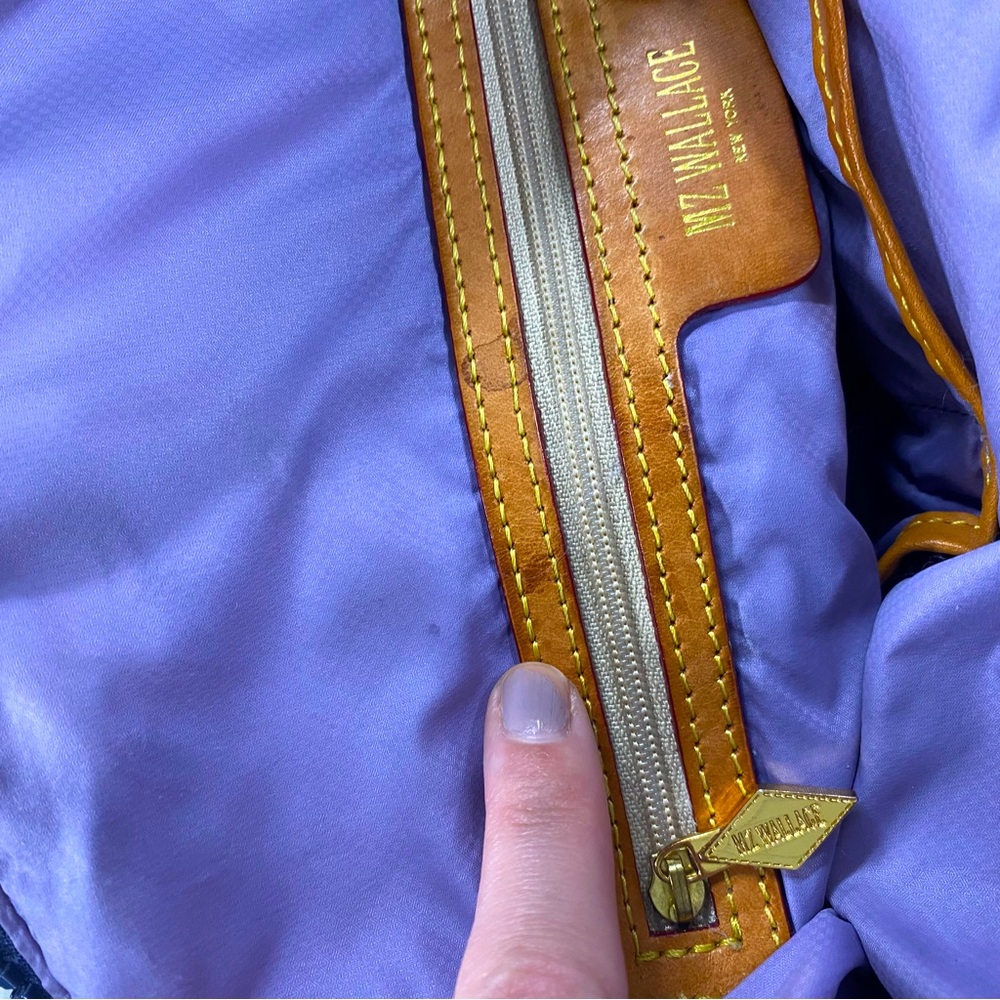 MZ Wallace Small Sutton Deluxe Bag in Boysenberry, Complete Set - Picture 9 of 15